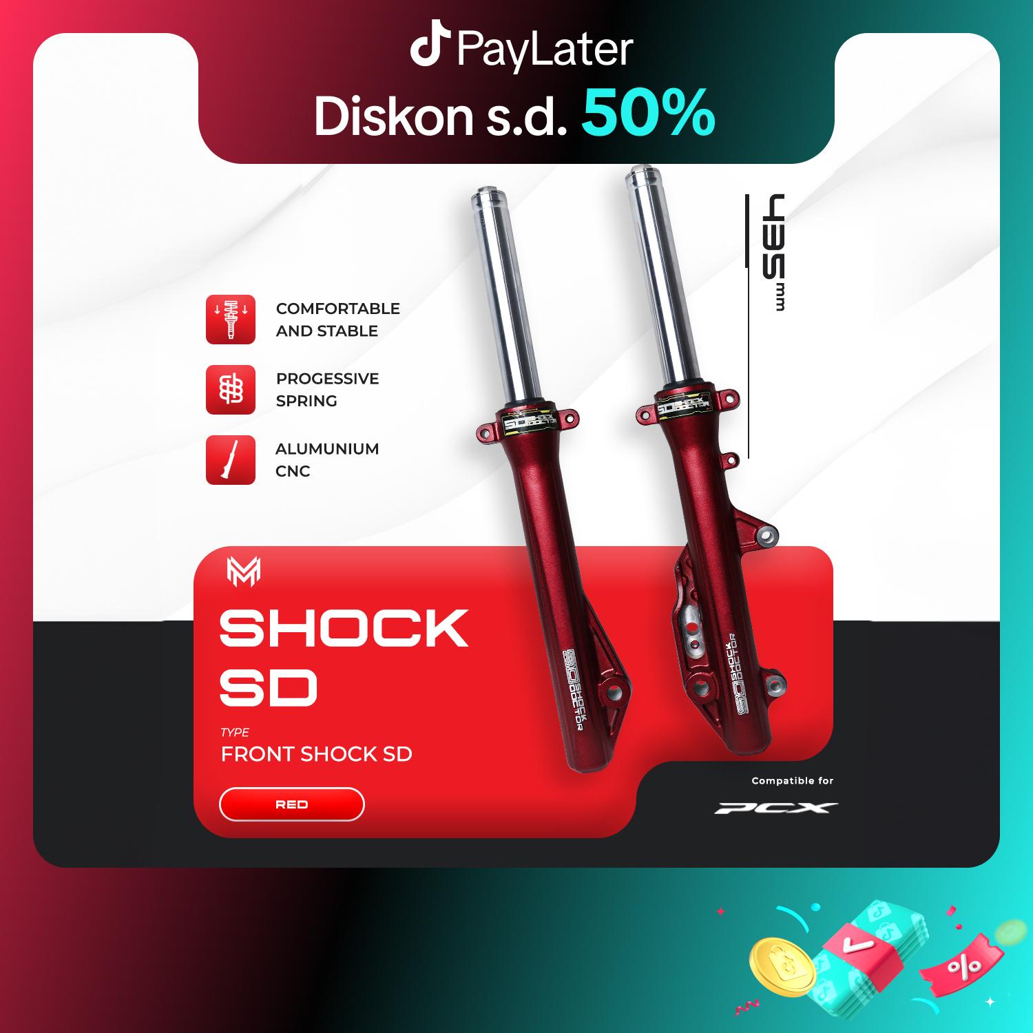 SHOCK TABUNG DEPAN Untuk Motor PCX 160 - SD DOCTOR: Presisi, Empuk, Anti Coak Body & Cocok For Daily